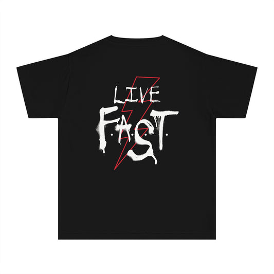Youth “LIVE FAST” Graphic Tee