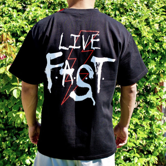 FEARLESS “LIVE FAST” Graphic Tee