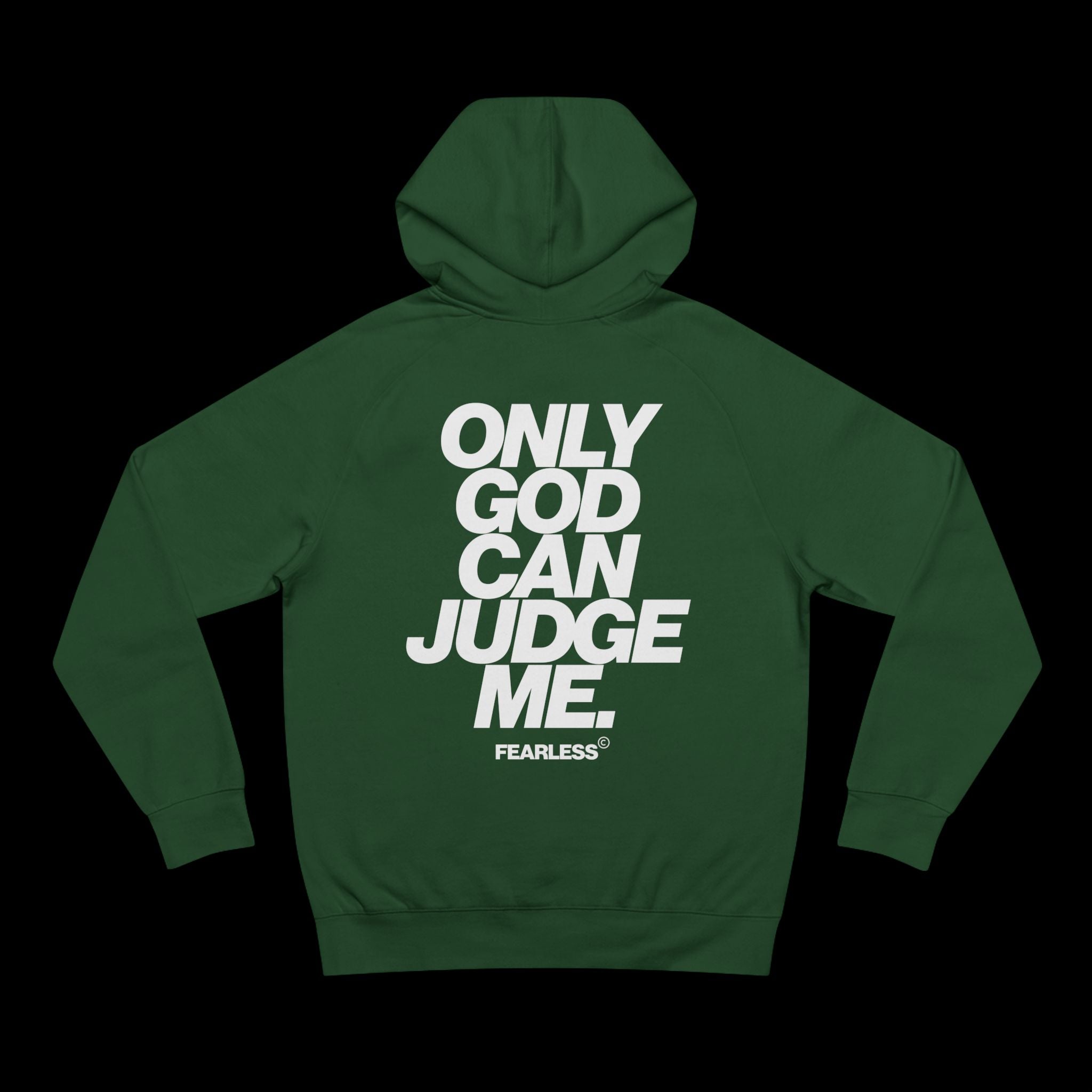 ONLY GOD CAN JUDGE ME HOODIE – FEARLESS ATHLETE SPORTS TRAINING